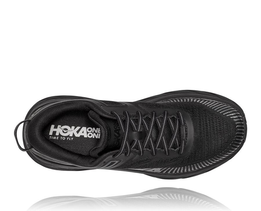 Hoka One One Koşu Ayakkabısı Erkek Siyah - Bondi 7 - SN5912034